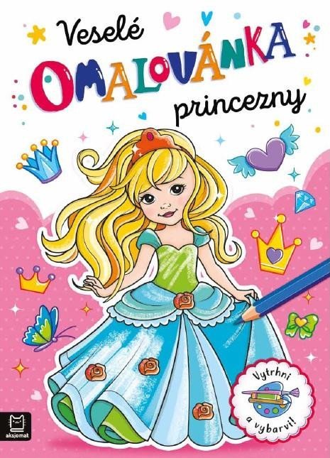 neuveden: Omalovánka Veselé princezny