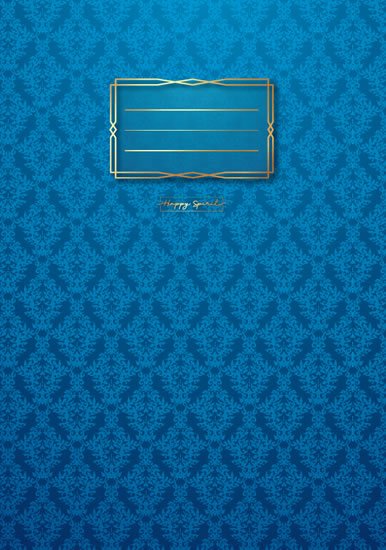 neuveden: Sešit Premium modrá tapeta A4 - Sešity