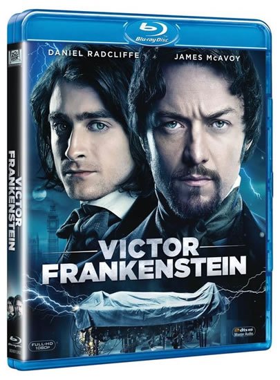 neuveden: Victor Frankenstein Blu-ray