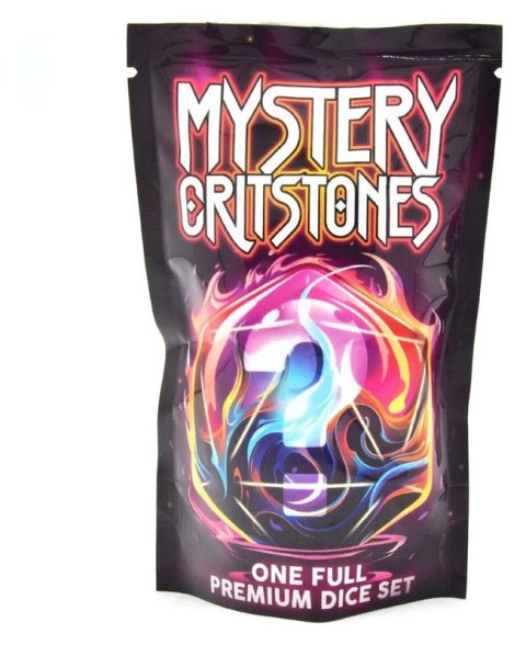 : Sada 7 RPG kostek: Mystery Pouch - Mystery CritStones