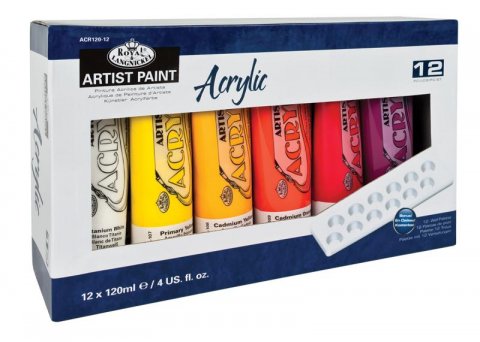 neuveden: Akrylové barvy Royal & Langnicke ARTIST 12x120 ml