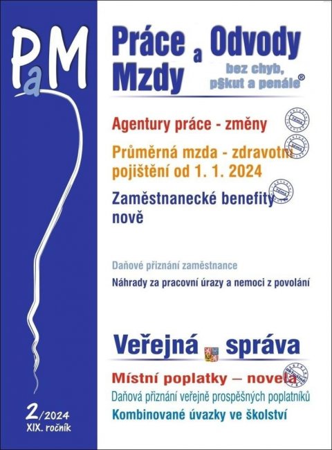 neuveden: PaM 2/2024 Změny pravidel pro agentury práce - Průměrná mzda a postupy ve z