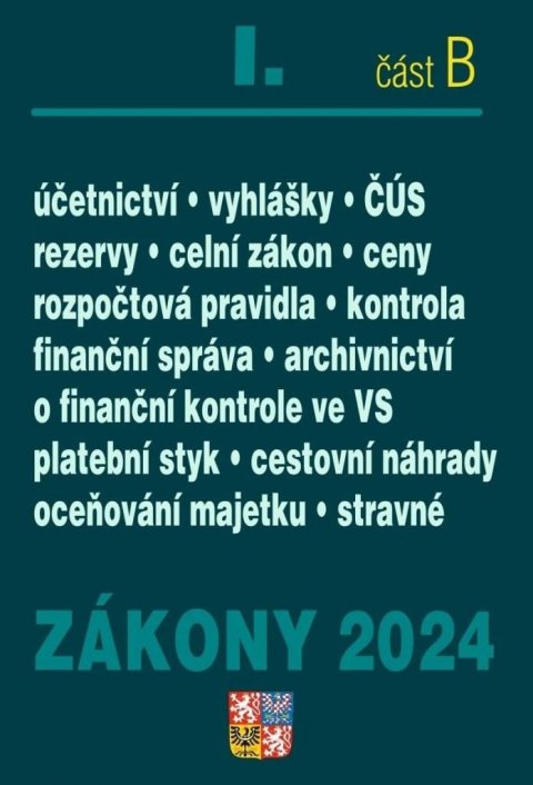 neuveden: Zákony I B/2024 Účetní zákony a ČÚS