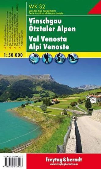 neuveden: WKS 2 Vinschgau, Ötztalské Alpy 1:50 000 / turistická mapa