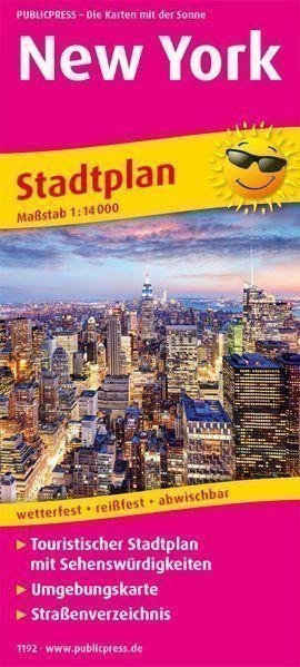neuveden: New York 1:14 000 / plán města