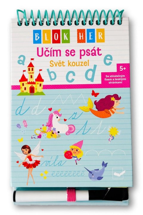 : Blok her Učím se psát Svět kouzel