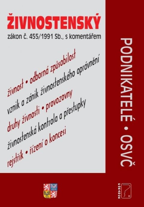Šmejkal Viktor: Živnostenský zákon s komentářem