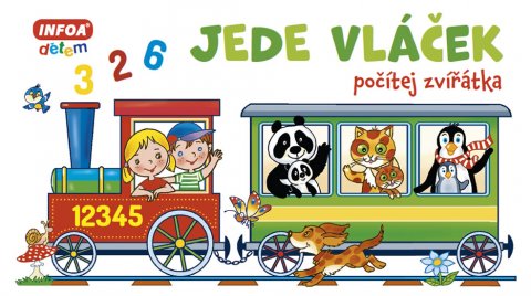 neuveden: Jede vláček - Počítej zvířátka