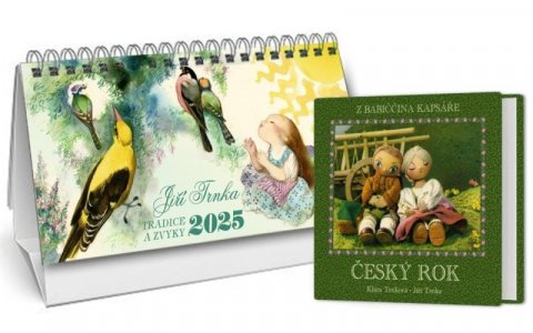 Trnková Klára: Kalendář 2025 Trnkův stolní + Český rok