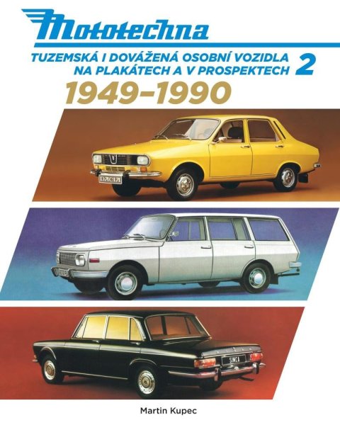 Kupec Martin: Mototechna 2 - Tuzemská i dovážená osobní vozidla na plakátech a v prospekt