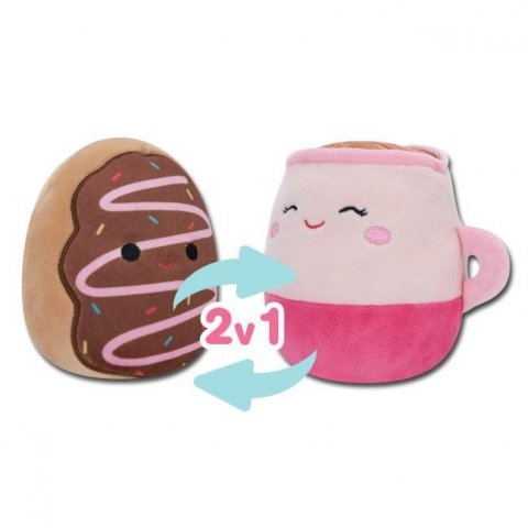 neuveden: Squishmallows 2v1 - donut Deja a latte Emery 13 cm