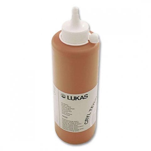 neuveden: LUKAS akrylová barva TERZIA - Raw sienna 500 ml