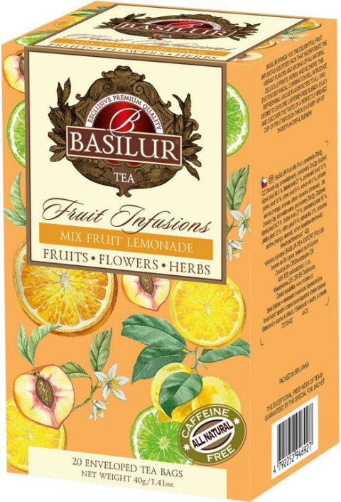 neuveden: BASILUR Fruit Mix Fruit Lemonade přebal 20x2g
