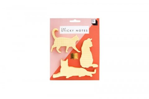 neuveden: Samolepící bloček Cat & Dog - Kočky 3 ks