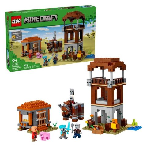 neuveden: LEGO® Minecraft® 21278 Základna plenitelů a Ničitel