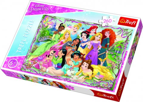 neuveden: Trefl Puzzle Disney Princess - Setkání princezen / 260 dílků