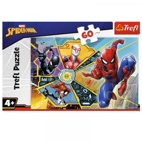 neuveden: Trefl Puzzle Spiderman - Na síti 60 dílků neuveden: Trefl Puzzle Spiderman - Na síti 60 dílků