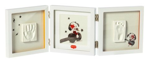 : Dřevěný rámeček pro otisk Double Frame White Tiny Creations