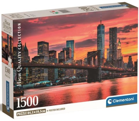 neuveden: Puzzle East River za soumraku 1500 dílků