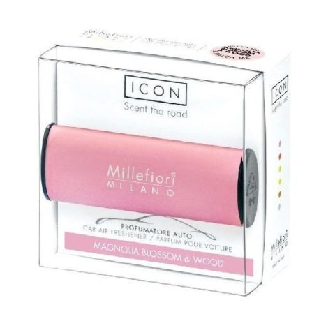 neuveden: Millefiori Milano Icon Magnolia Blossom & Wood / vůně do auta Classic - růž
