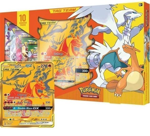 neuveden: Pokémon TCG: Reshiram & Charizard GX Premium Box