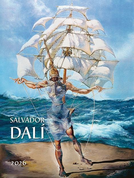 neuveden: Kalendář 2026 Salvador Dalí, nástěnný, 42 x 56 cm