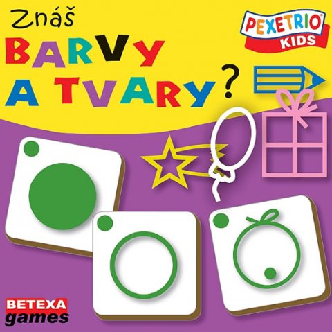 neuveden: Pexetrio Kids - Znáš barvy a tvary? neuveden: Pexetrio Kids - Znáš barvy a tvary?
