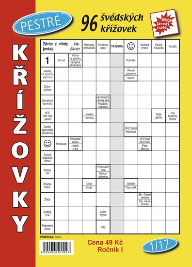 neuveden: Pestré křížovky 1/17