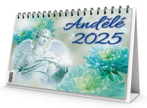 neuveden: Kalendář 2025 Andělé - stolní