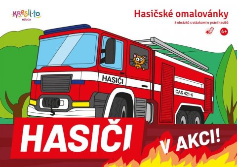 neuveden: Hasičské omalovánky / Hasiči v akci!