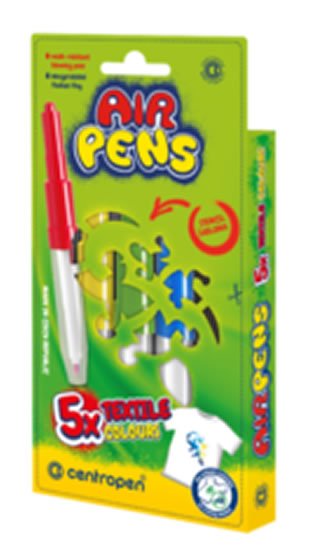 neuveden: Centropen Foukací fixy AIR PENS na textil 5 ks neuveden: Centropen Foukací fixy AIR PENS na textil 5 ks