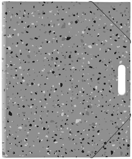 neuveden: Složka na výkresy A4 - terrazzo šedá