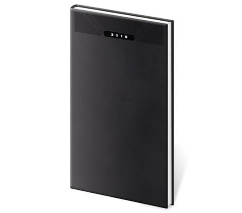 neuveden: Diář 2018 - Print/kapesní/týdenní/černá