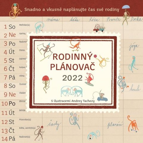 Köpplová Pavla: Rodinný plánovač 2022