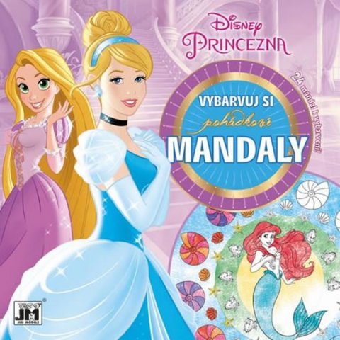 neuveden: Princezny - Omalovánky mandaly