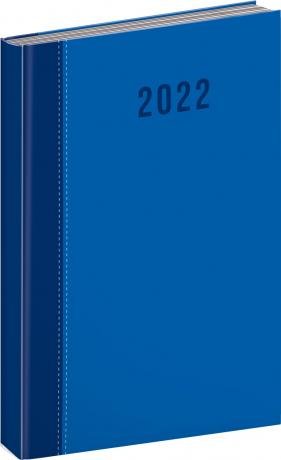 neuveden: Diář 2022: Cambio Classic - modrý/denní, 15 × 21 cm