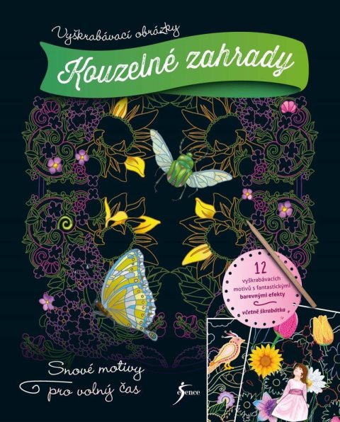 neuveden: Vyškrabávací obrázky: Kouzelné zahrady neuveden: Vyškrabávací obrázky: Kouzelné zahrady