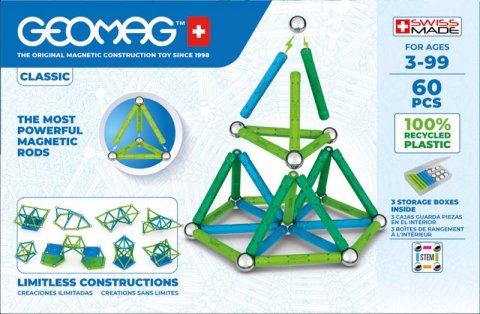 neuveden: Geomag Classic 60 dílků