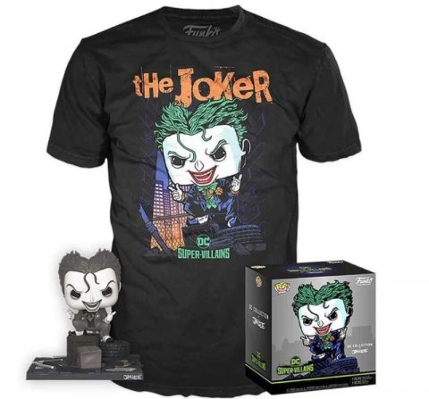neuveden: Funko POP & Tee: DC Jim Lee: Joker - velikost trička L
