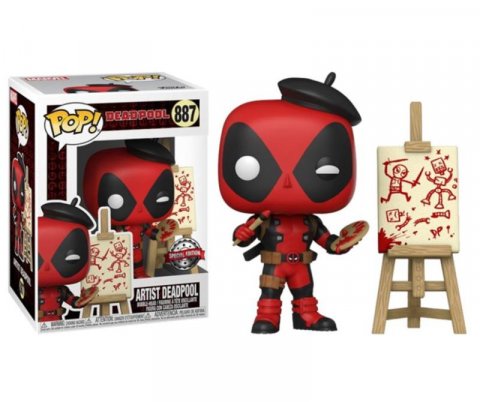neuveden: Funko POP Marvel: Deadpool as French Painter (exclusive special edition)