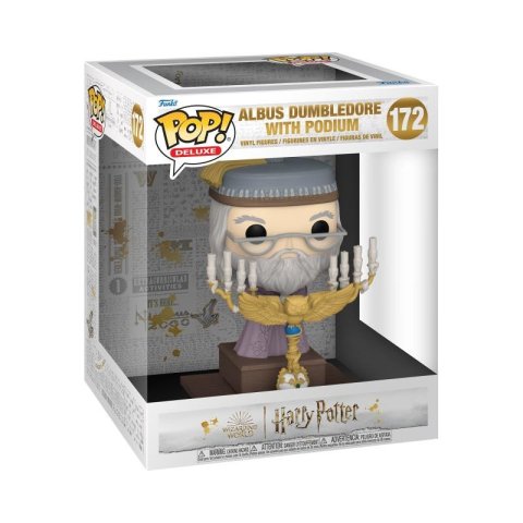 neuveden: Funko POP Deluxe: Harry - Dumbledore with Podium