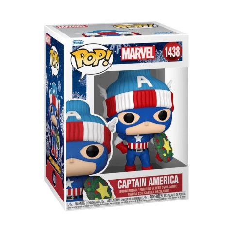 neuveden: Funko POP Marvel: Captain America (Holiday) neuveden: Funko POP Marvel: Captain America (Holiday)