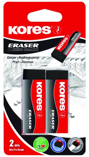 neuveden: Kores Pryž KE20 ČERNÁ 60 x 21 x 10 mm 2 neuveden: Kores Pryž KE20 ČERNÁ 60 x 21 x 10 mm 2