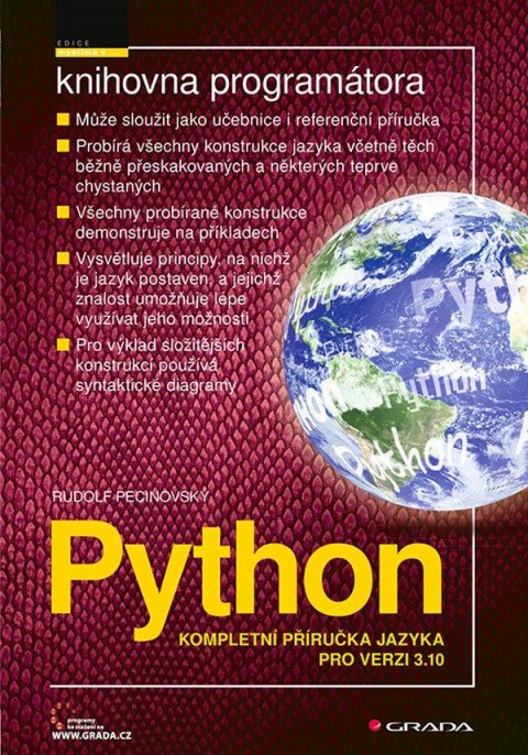 Pecinovský Rudolf: Python - Kompletní příručka jazyka pro verzi 3.10