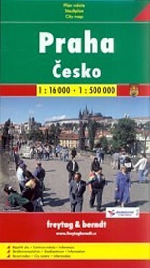 neuveden: Praha + Česko mapy (1:16 000, 1:500 000)