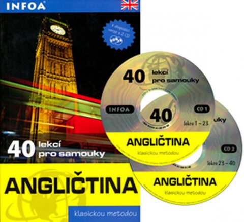 Marcheteau Michel: Angličtina - 40 lekcí pro samouky + 2 CD