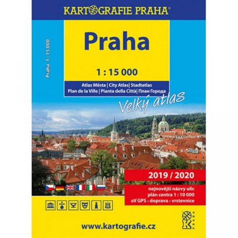 neuveden: Praha – Velký atlas, 1 : 15 000