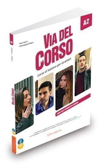Marin Telis: Via del Corso A2 Libro dello studente ed esercizi + CD Audio (2) + DVD vide