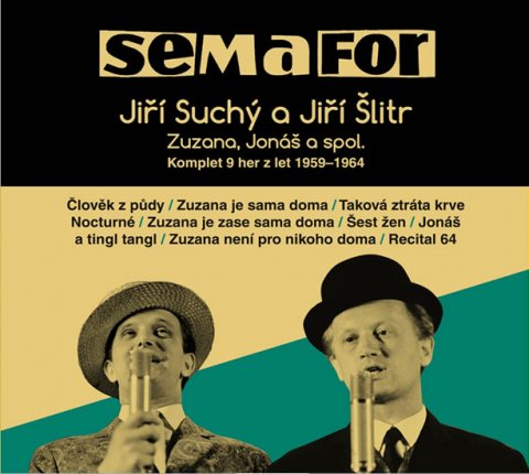 Suchý Jiří, Šlitr Jiří: Semafor Suchý Šlitr: Komplet 9 her z let 1959-1964 15 CD