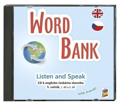 neuveden: CD Word bank (CD ke slovníčku) Listen and Speak, 5. ročník, 1. a 2. díl